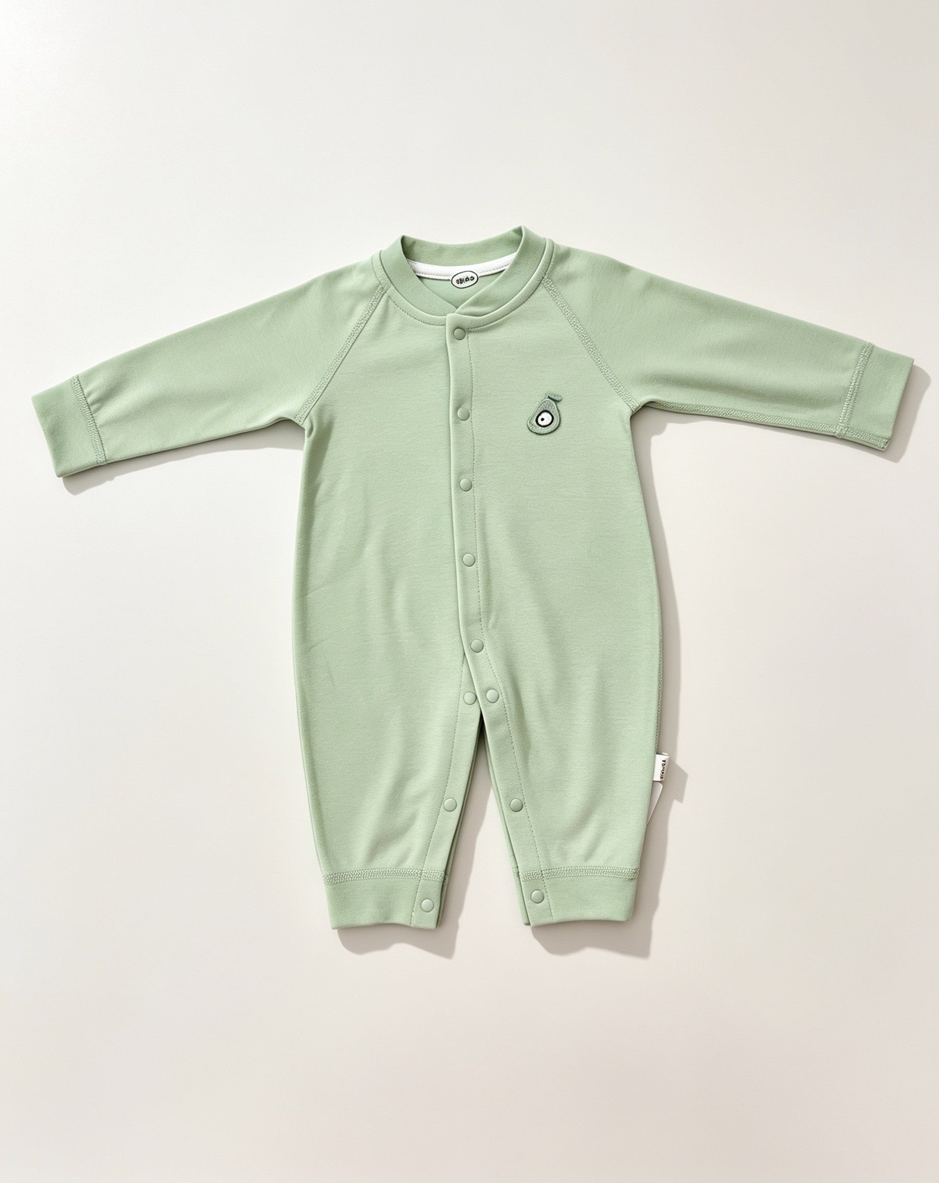 Pastel Embroidered Cotton Overall