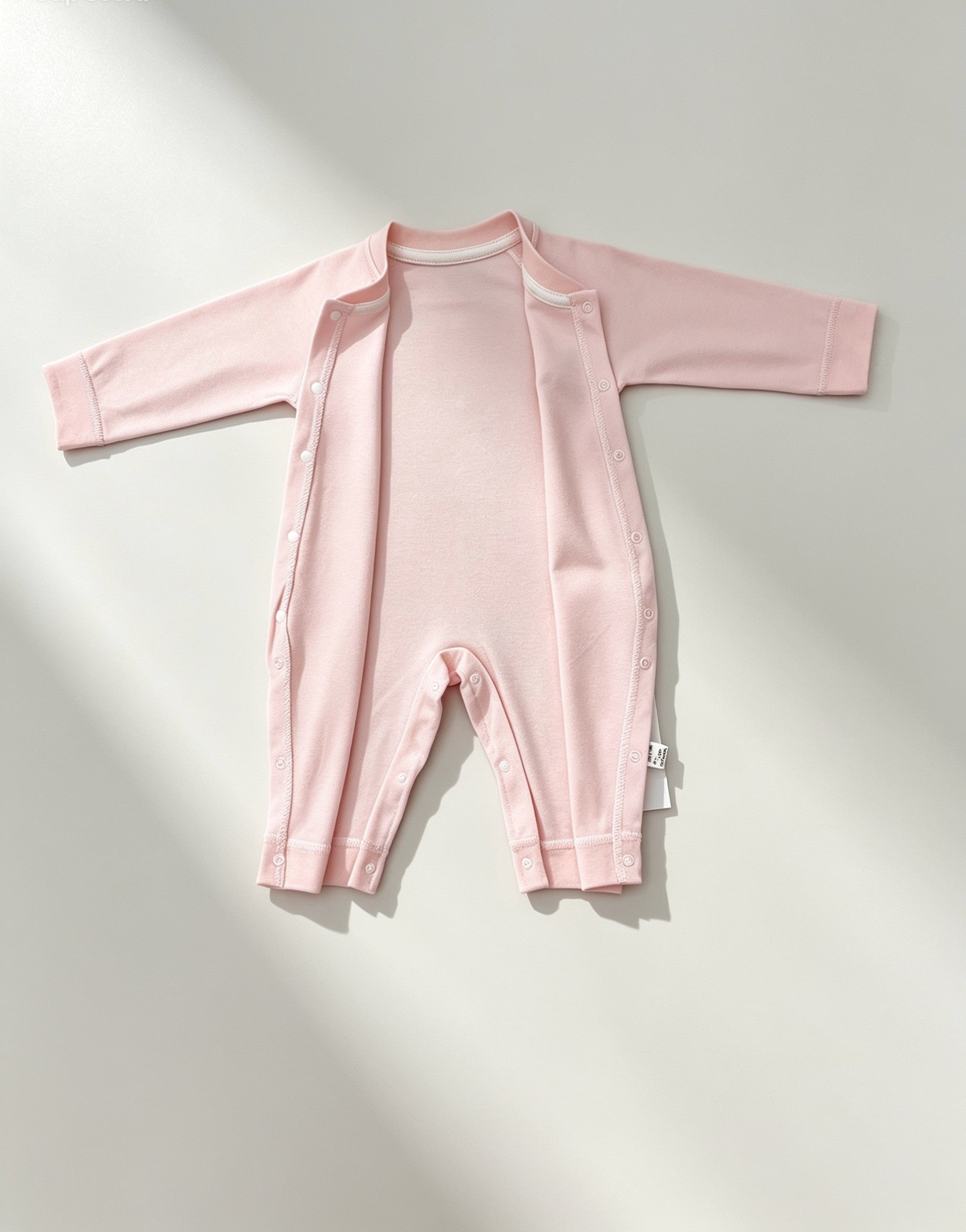 Pastel Embroidered Cotton Overall