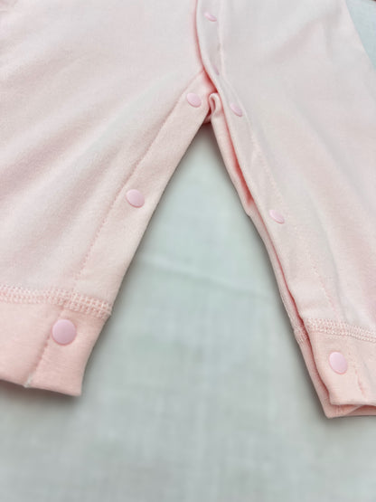 Pastel Embroidered Cotton Overall