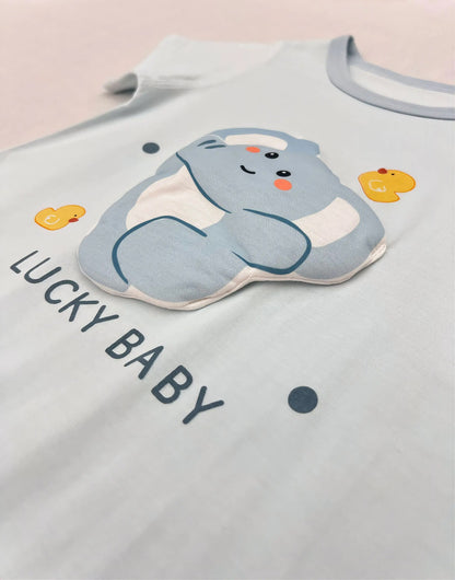 Beep Animals Silky Cotton Romper