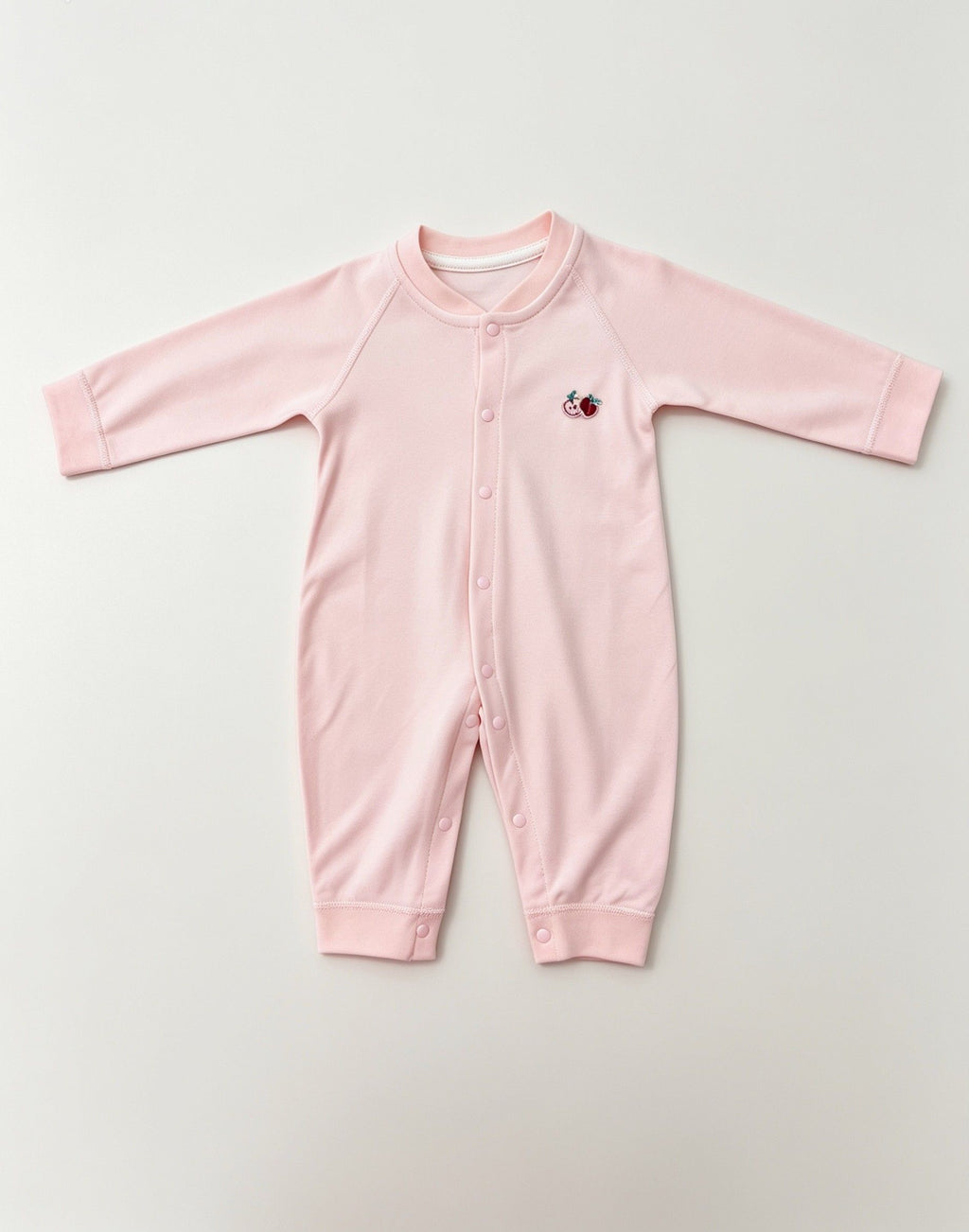 Pastel Embroidered Cotton Overall