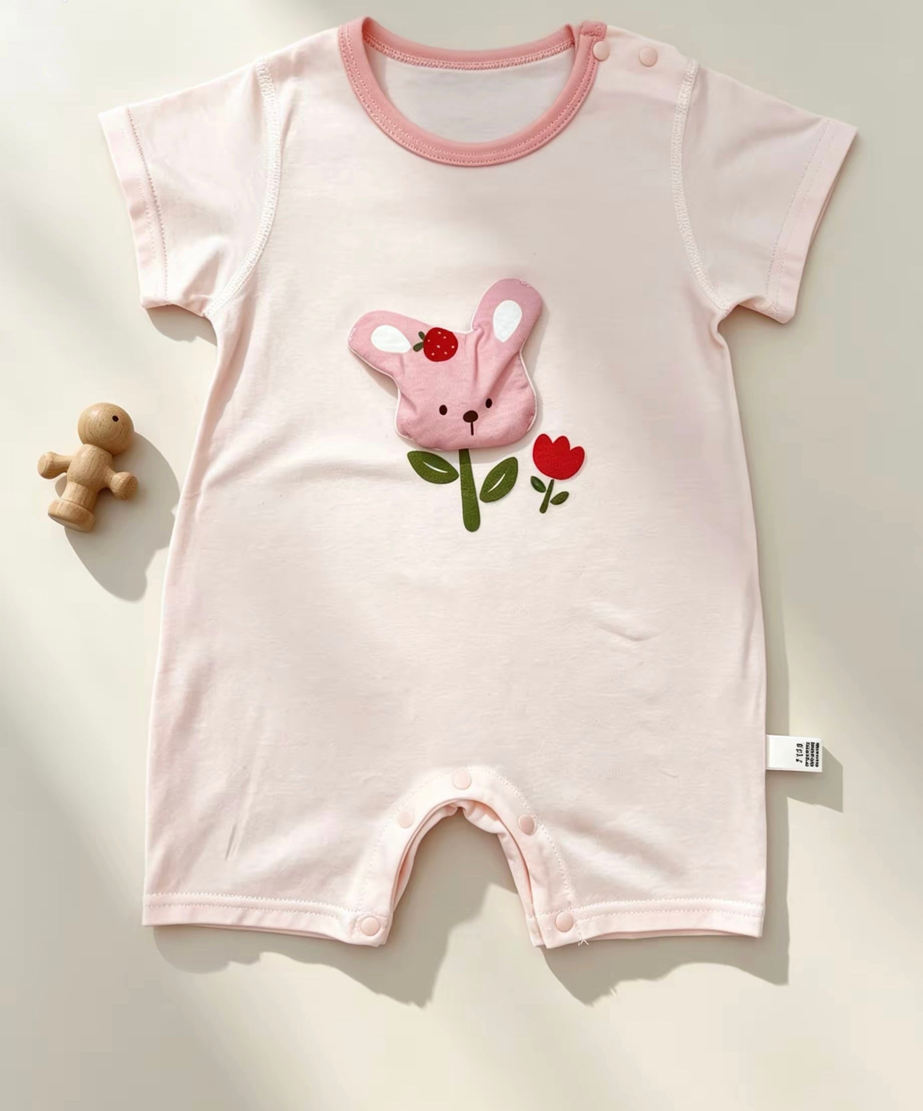 Beep Animals Silky Cotton Romper