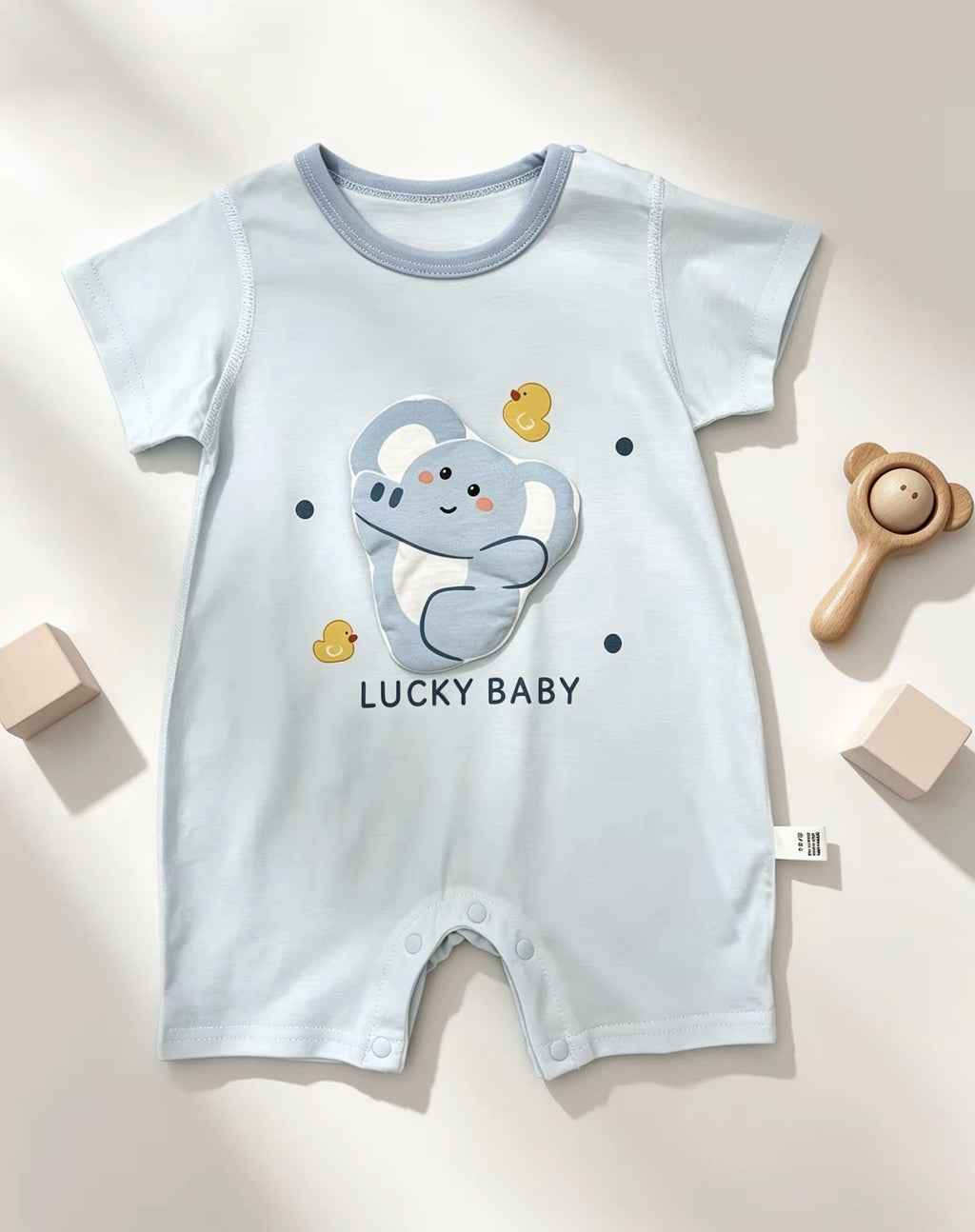 Beep Animals Silky Cotton Romper