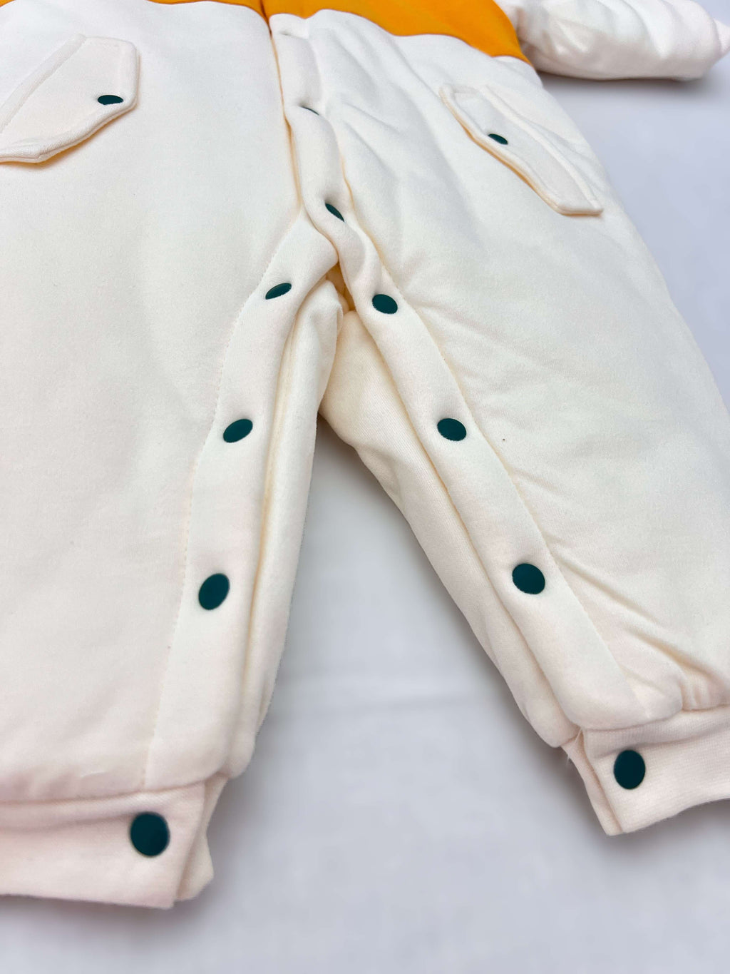 Orange & Blue Winter Thick Cotton Thermal Overall