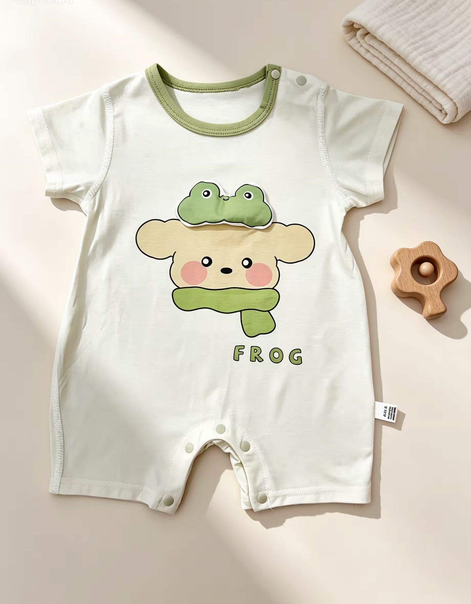 Beep Animals Silky Cotton Romper