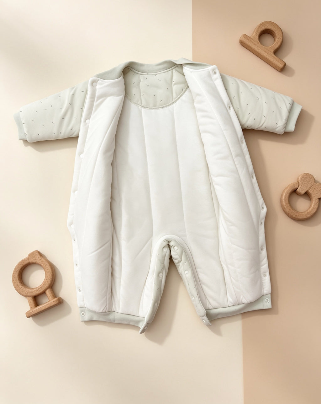 Green Horse Winter Thick Cotton Thermal Overall
