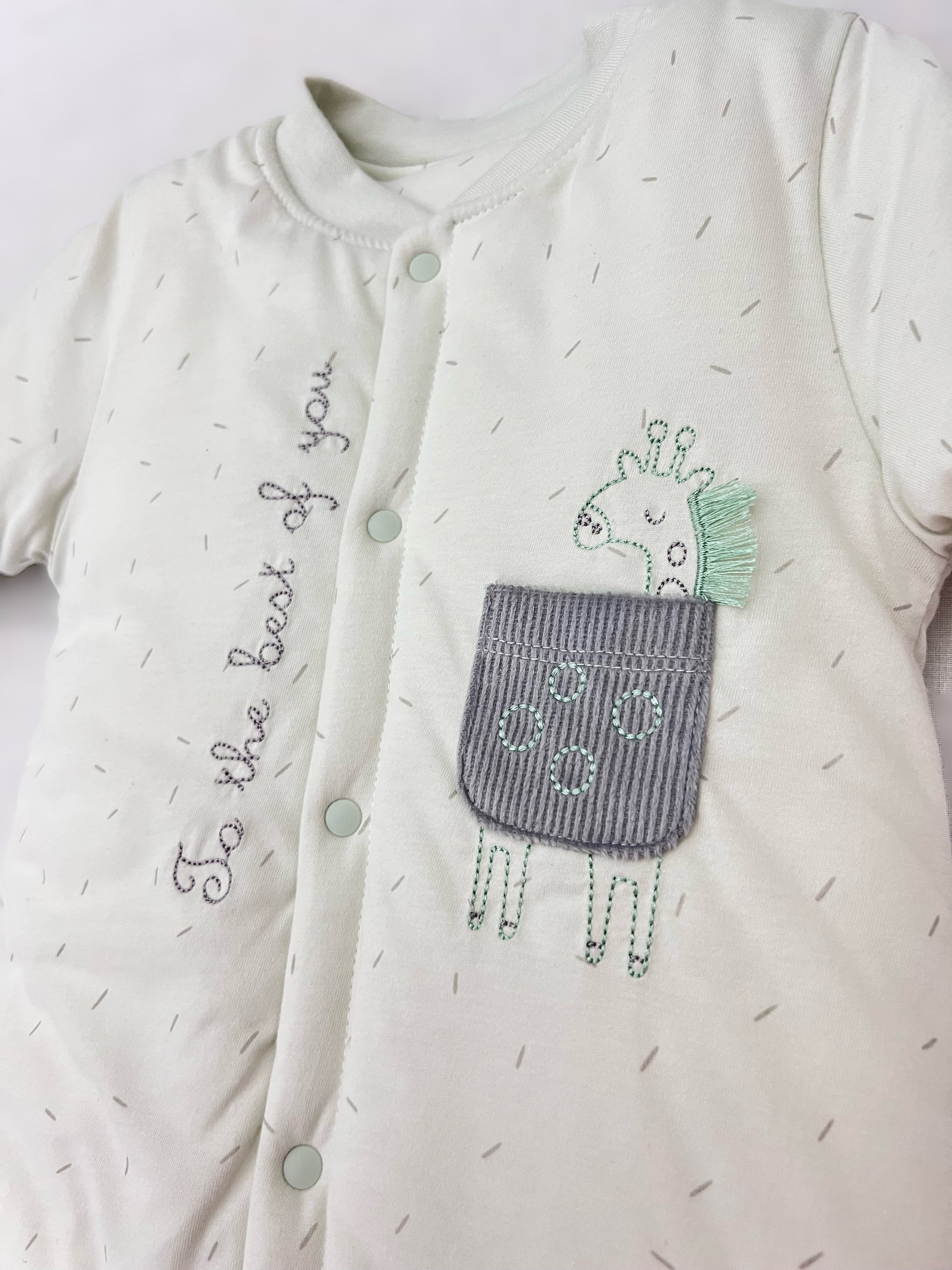 Green Horse Winter Thick Cotton Thermal Overall