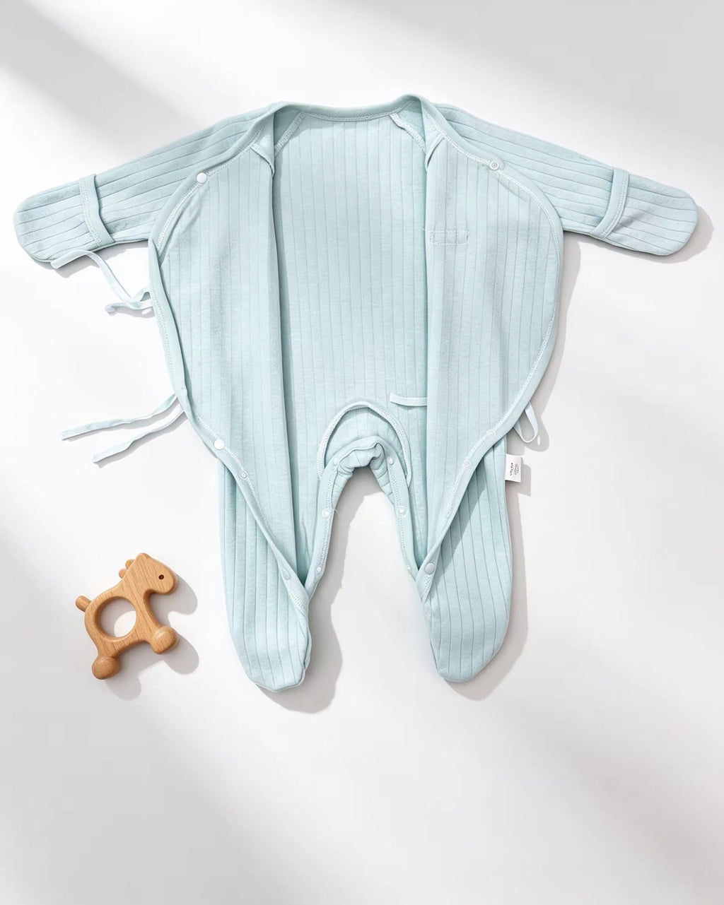 Green Double Breasted Cotton Overall