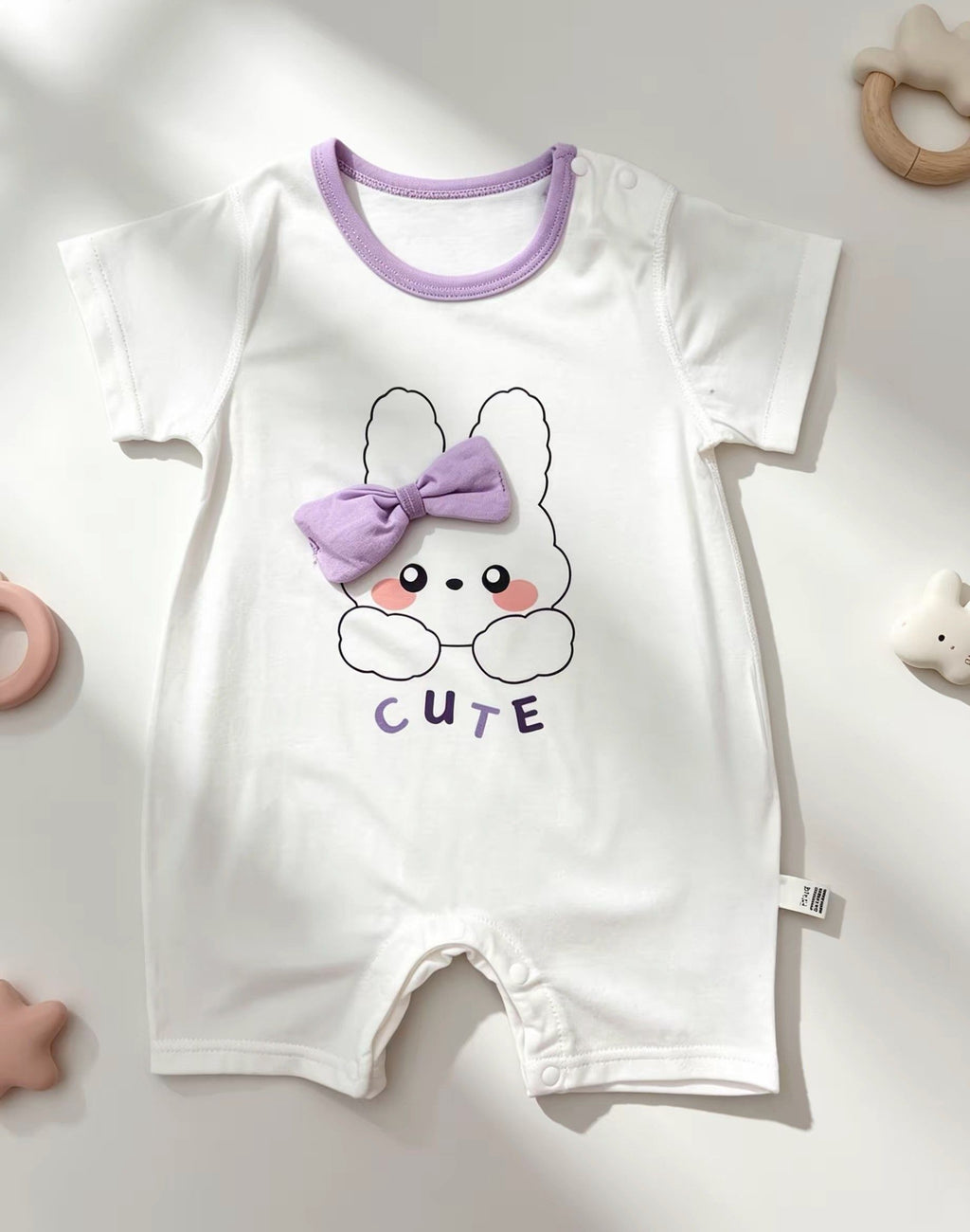 Beep Animals Silky Cotton Romper