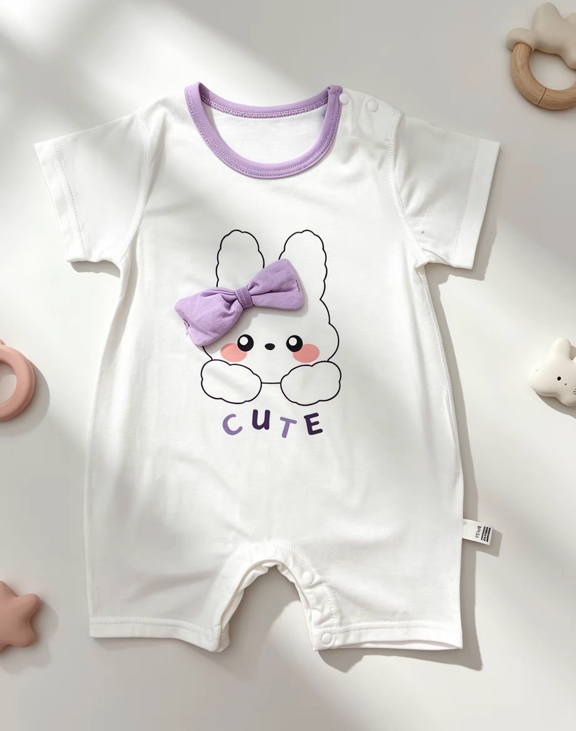 Beep Animals Silky Cotton Romper