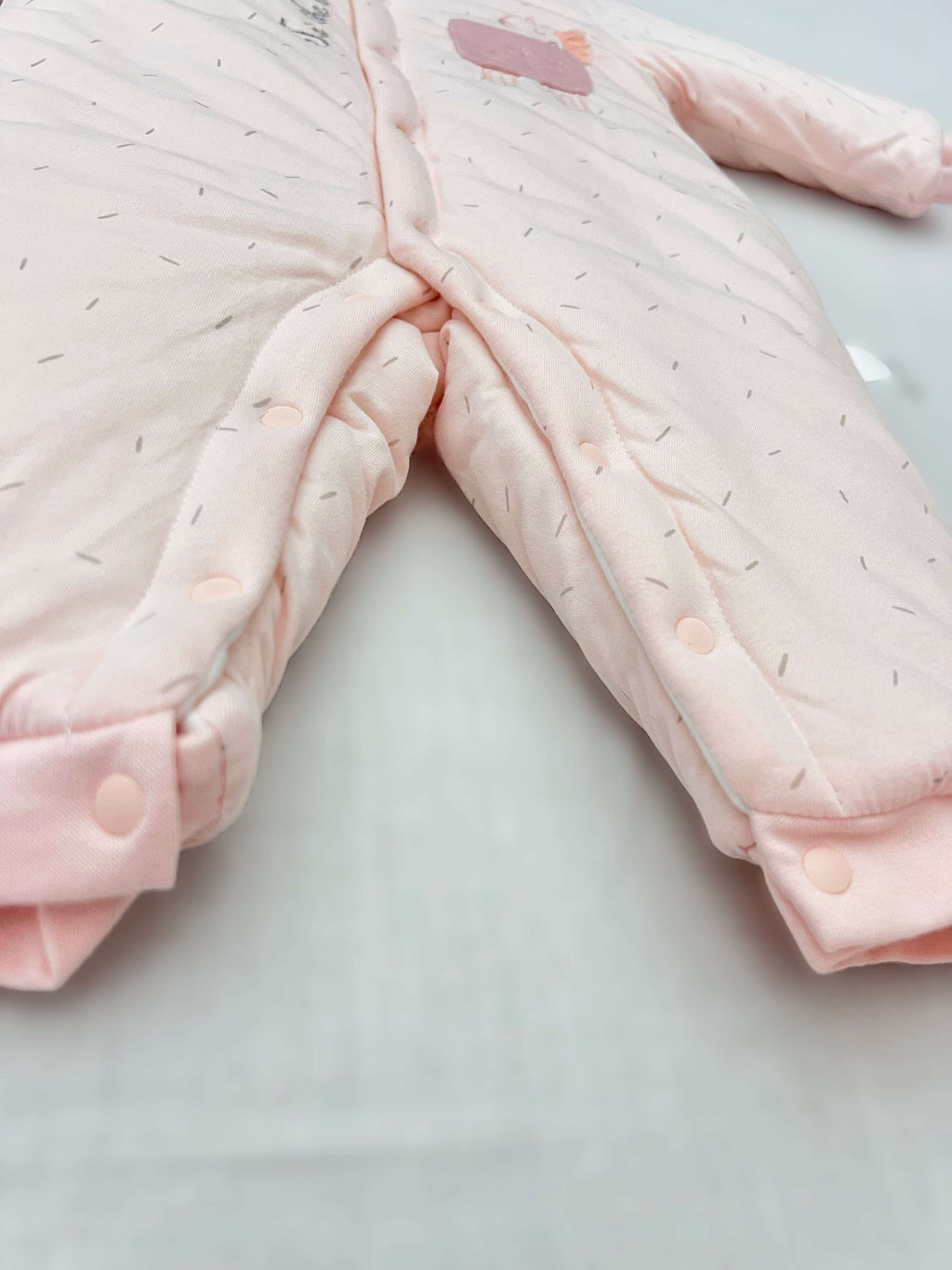 Pink Winter Thick Cotton Thermal Overall