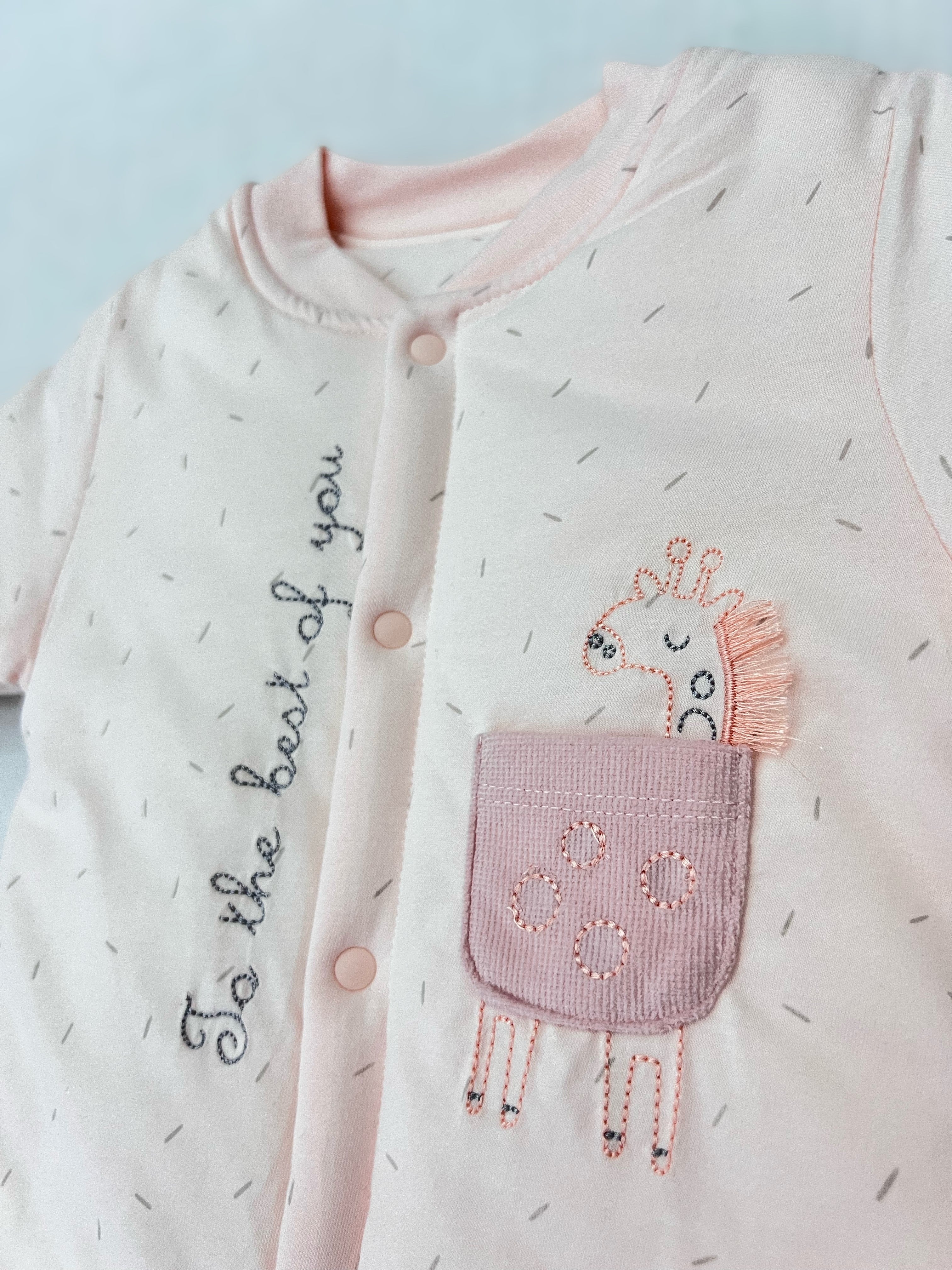 Pink Winter Thick Cotton Thermal Overall