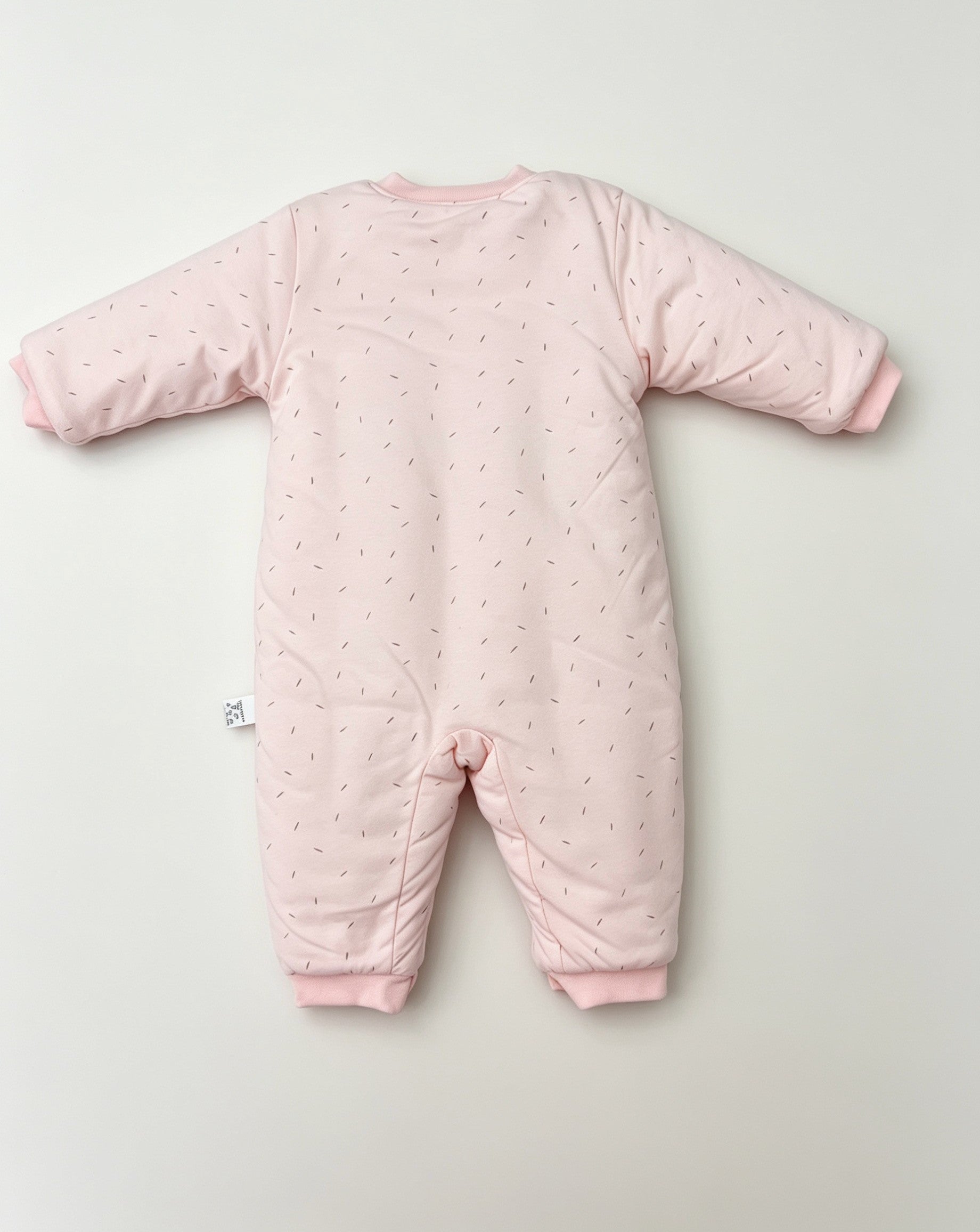 Pink Winter Thick Cotton Thermal Overall