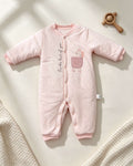 Pink Winter Thick Cotton Thermal Overall