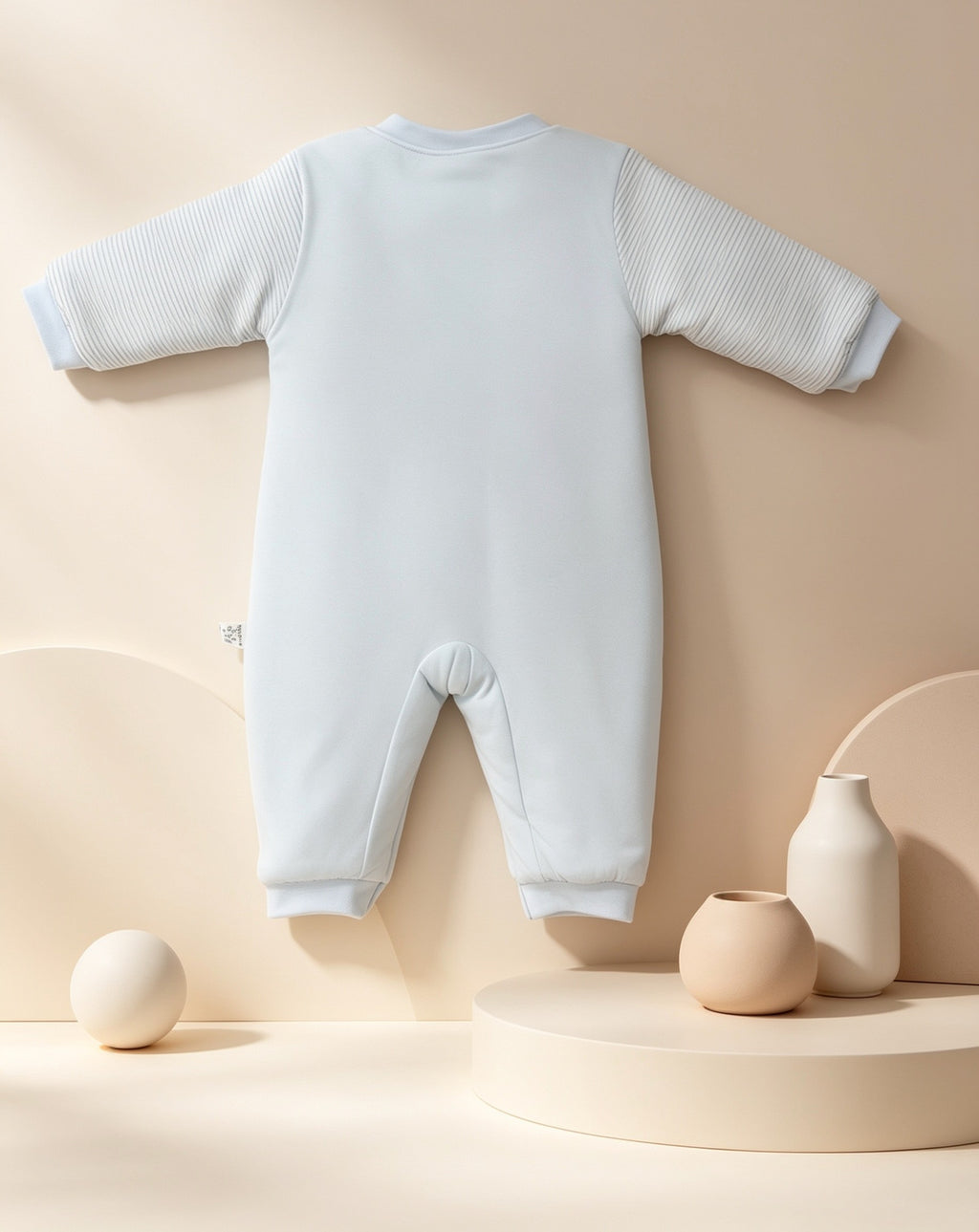 Blue Elephant Winter Thick Double Breasted Cotton Thermal Overall