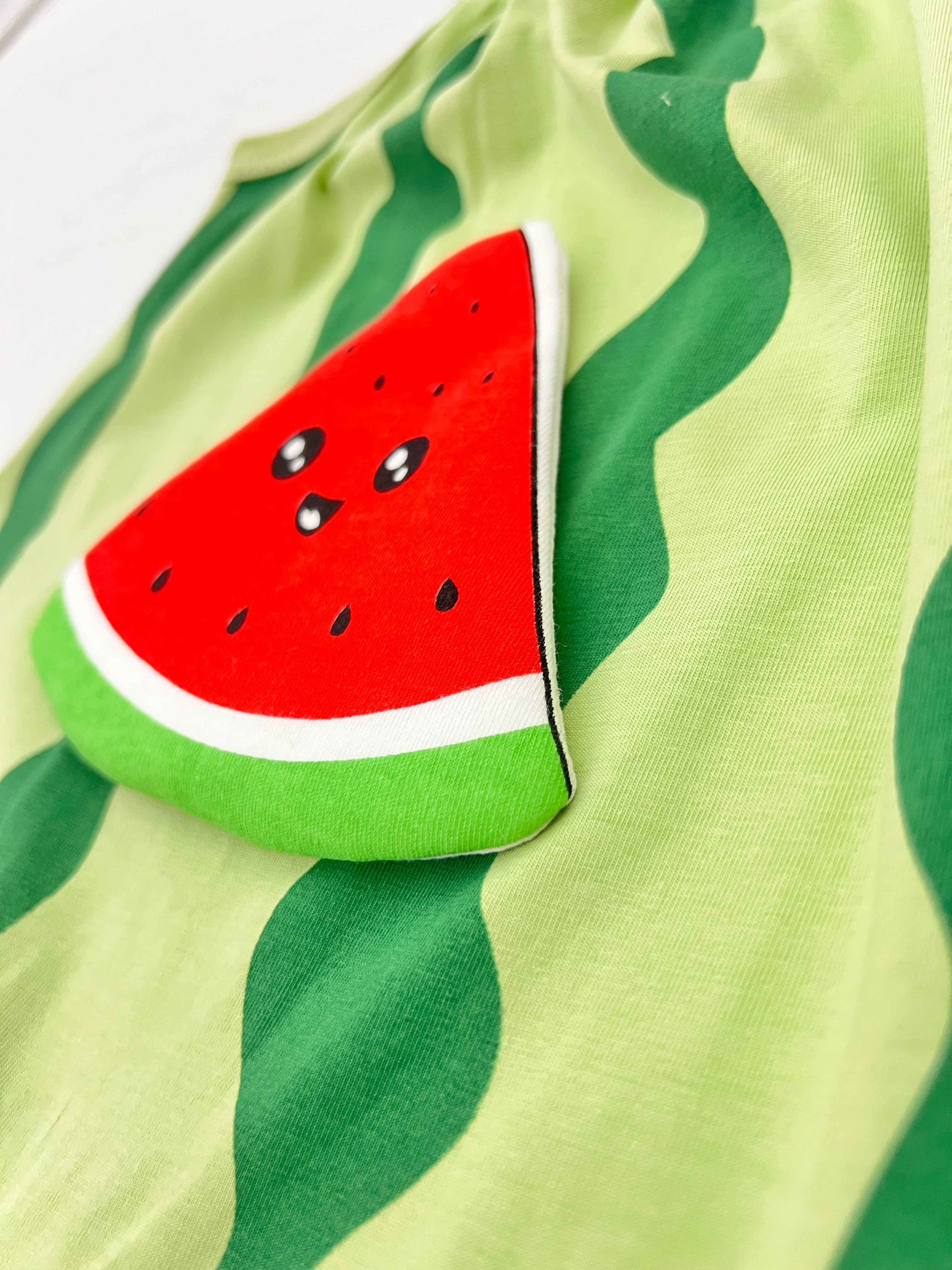 Watermelon Cotton Romper