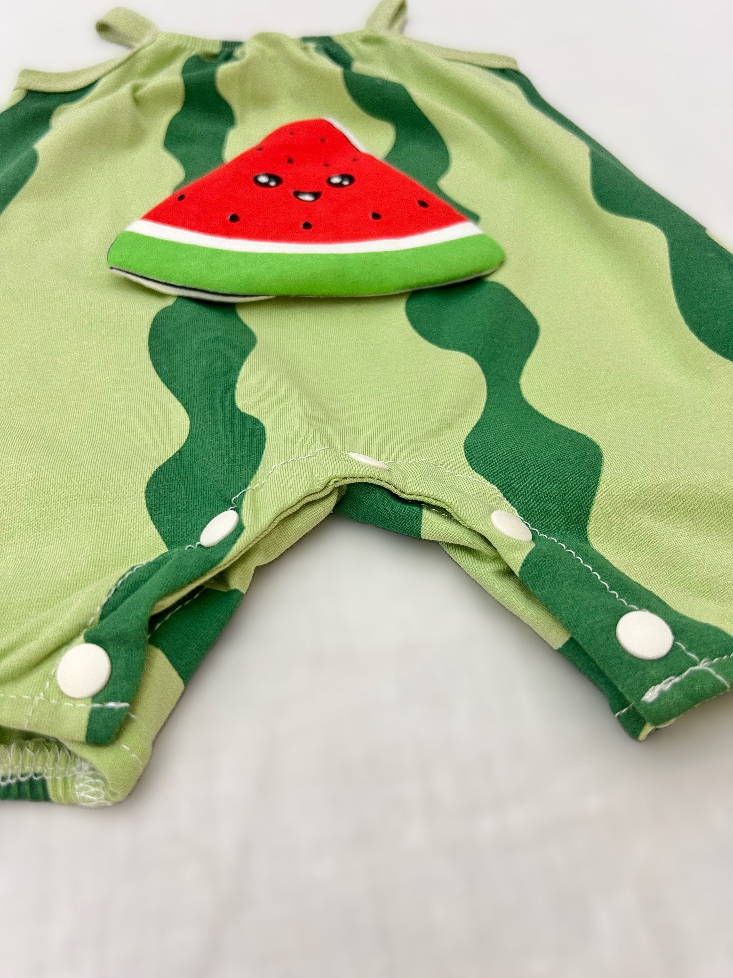 Watermelon Cotton Romper