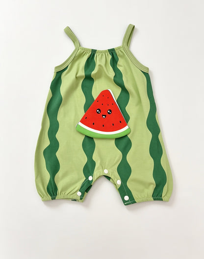 Watermelon Cotton Romper