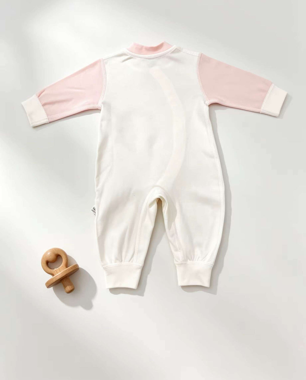 Pink & White Rabbit Cotton Overall