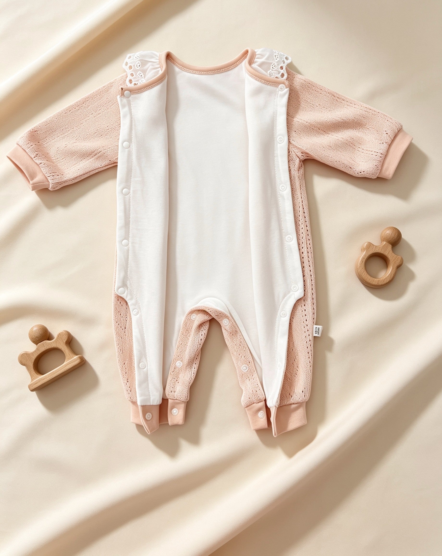 Dentelle Collar winter Overall