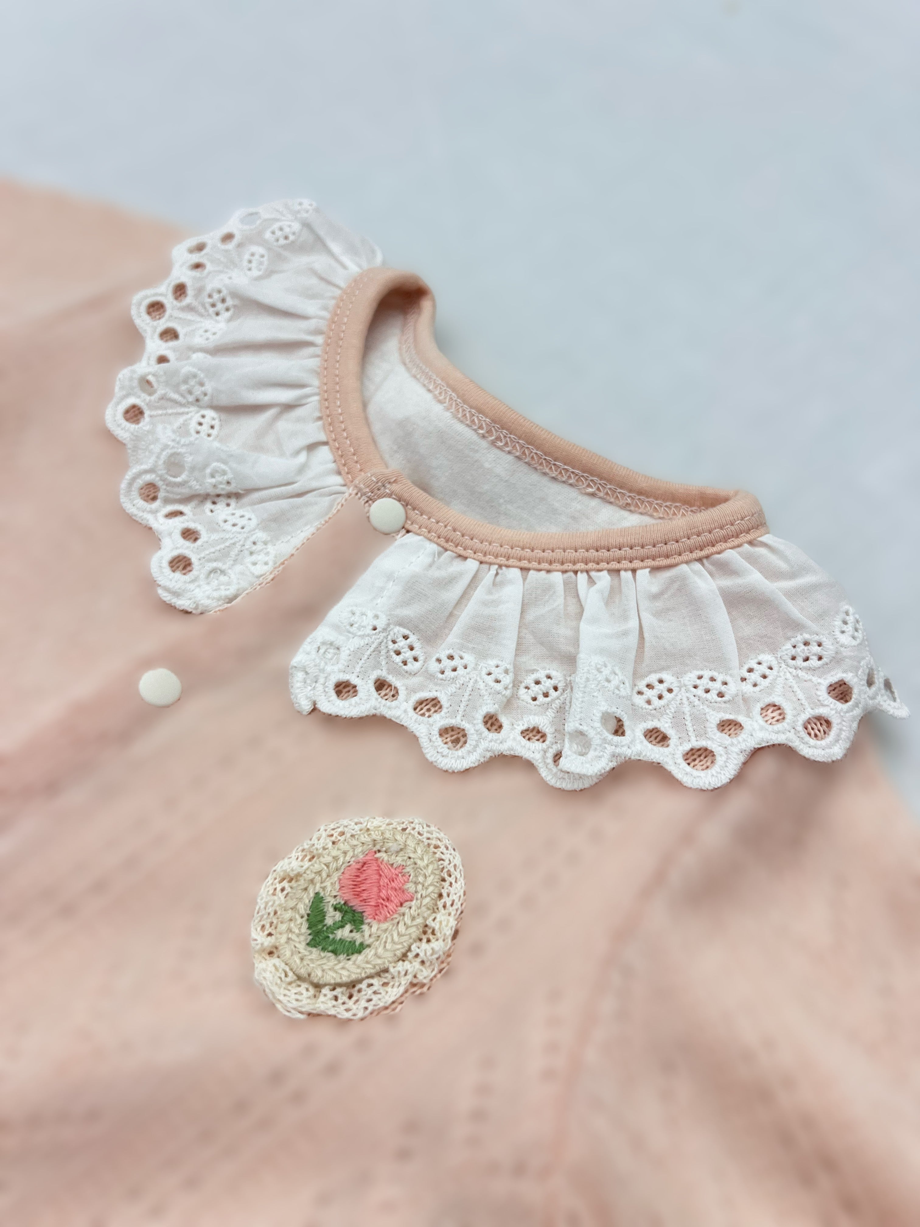 Dentelle Collar winter Overall