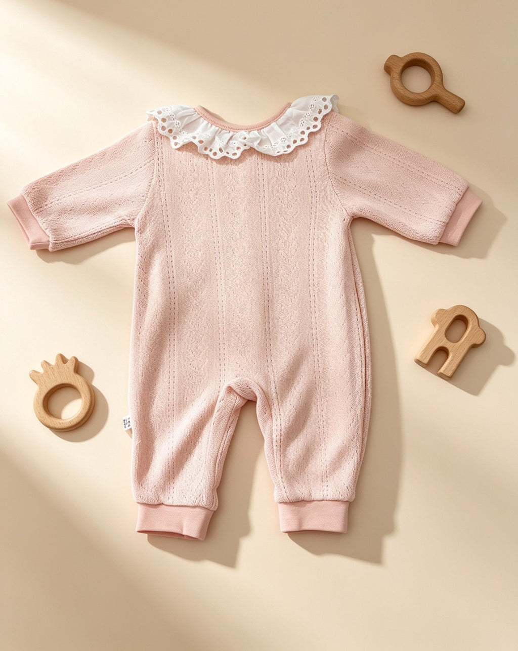 Dentelle Collar winter Overall