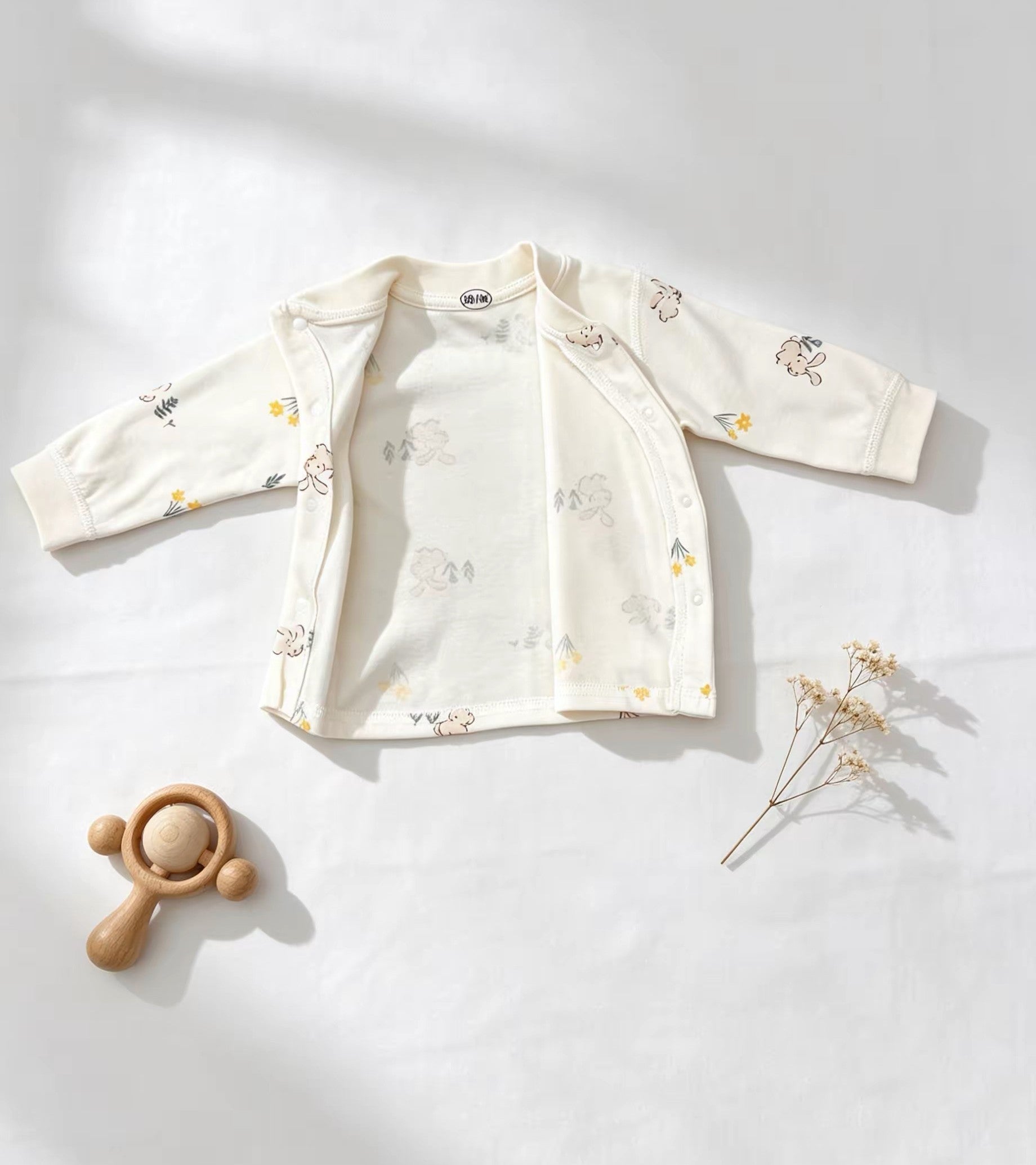 High Waist Cotton Pyjama 2 Pcs Set