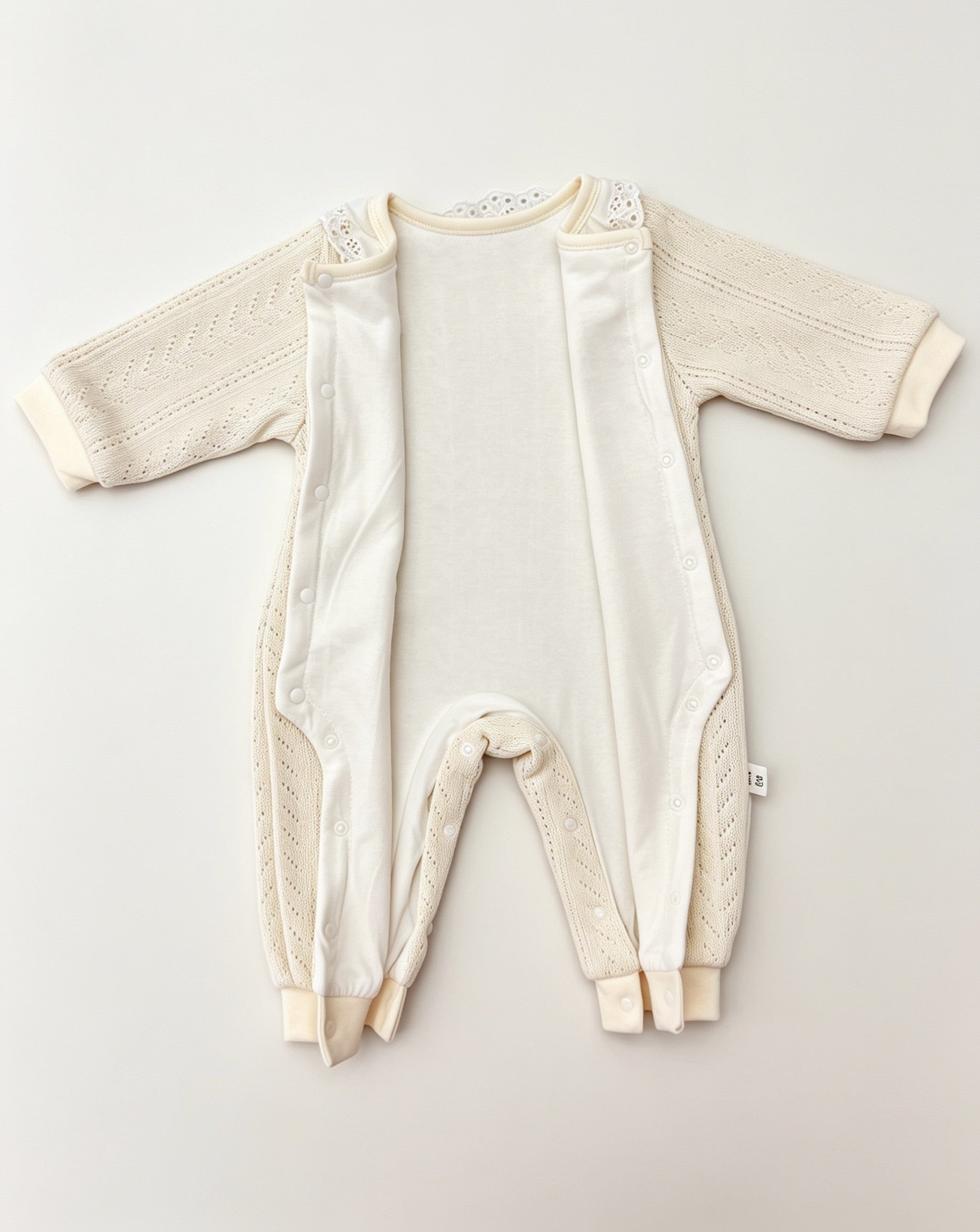 Dentelle Collar winter Overall