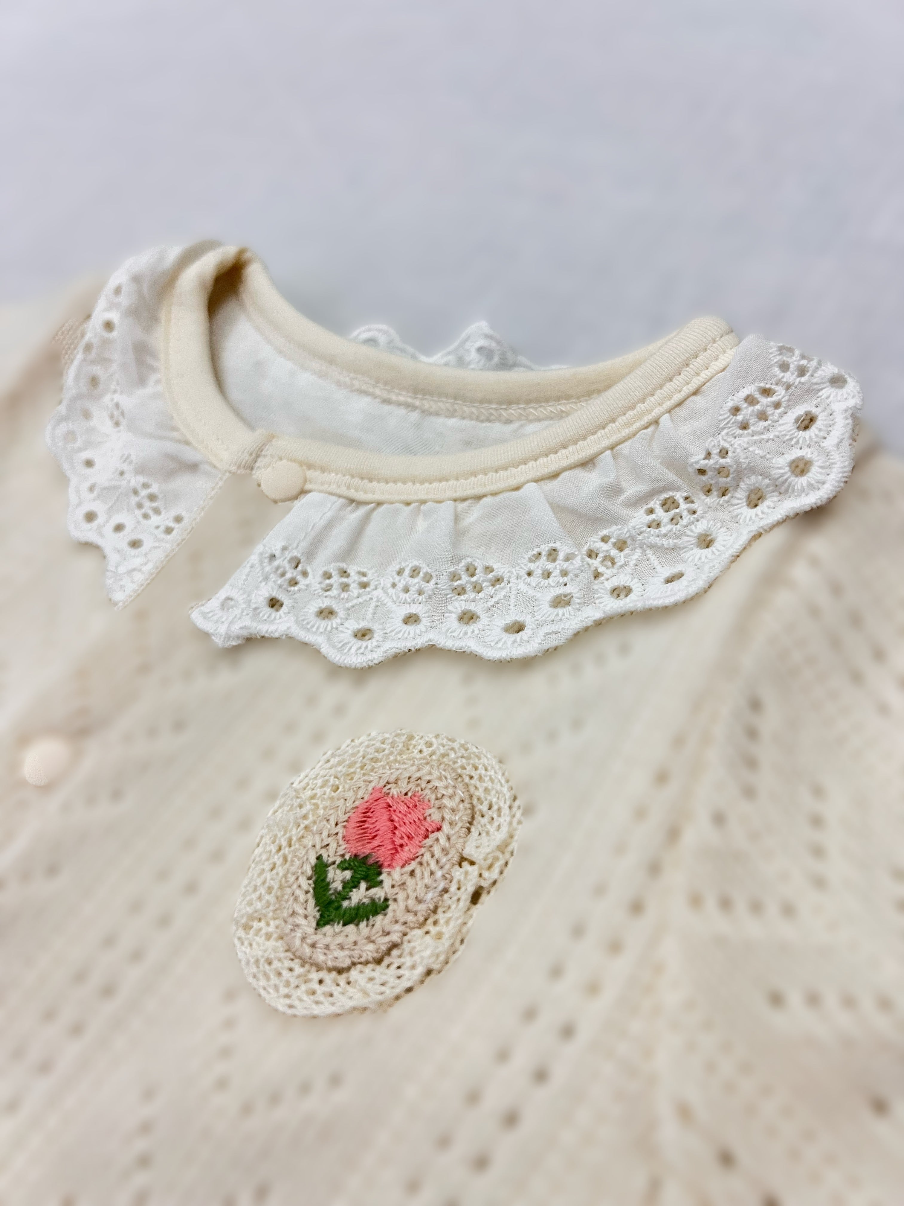 Dentelle Collar winter Overall