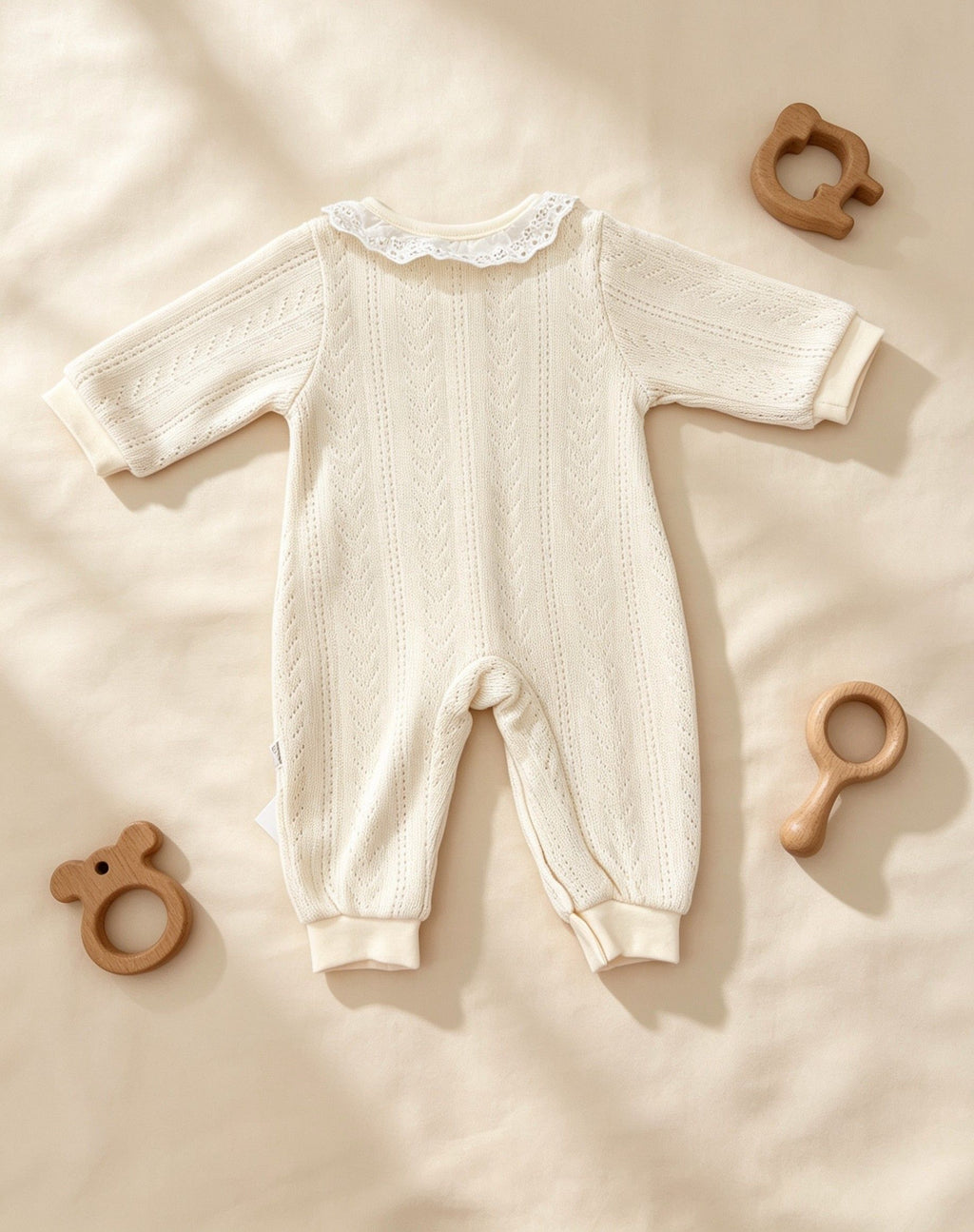 Dentelle Collar winter Overall