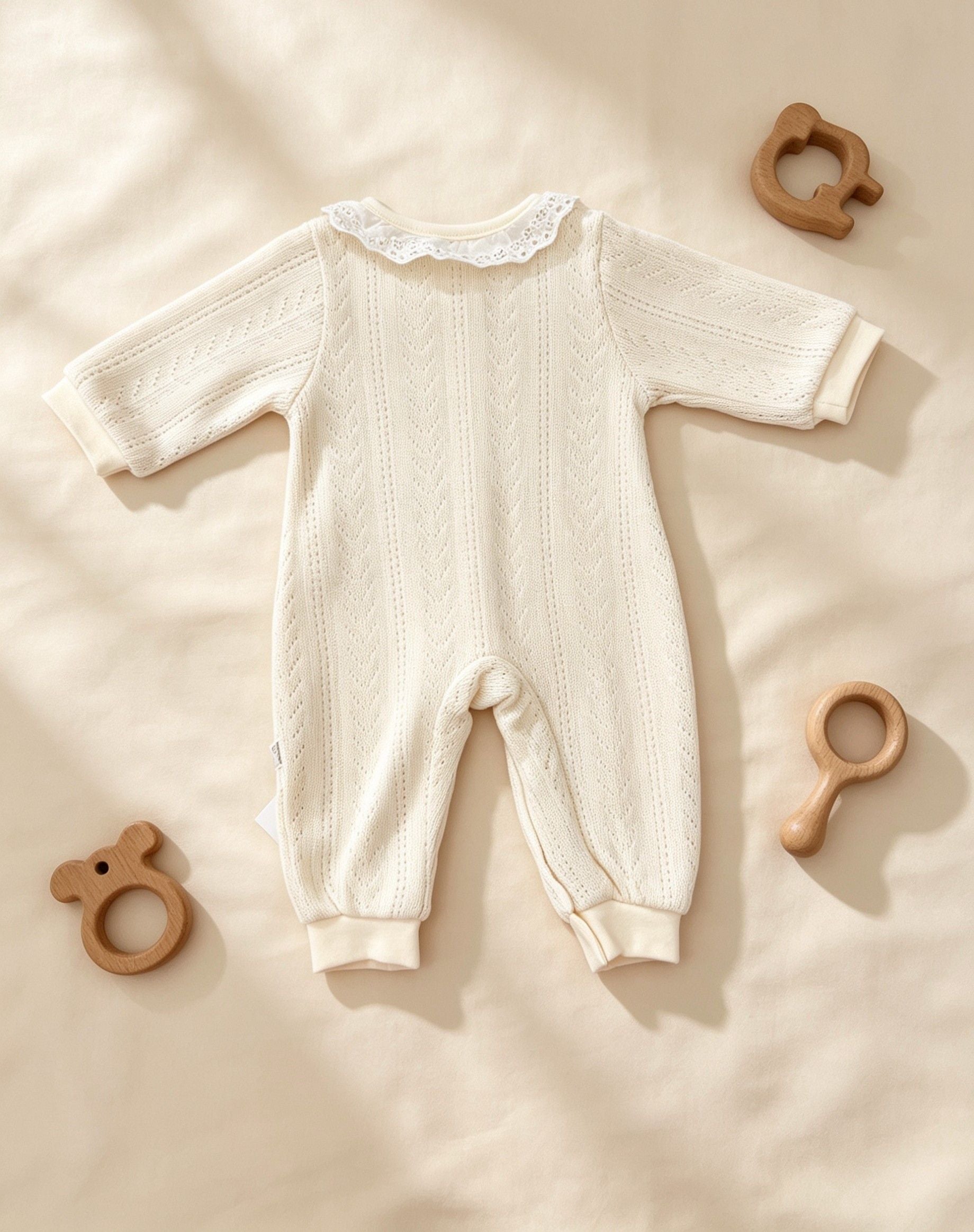 Dentelle Collar winter Overall