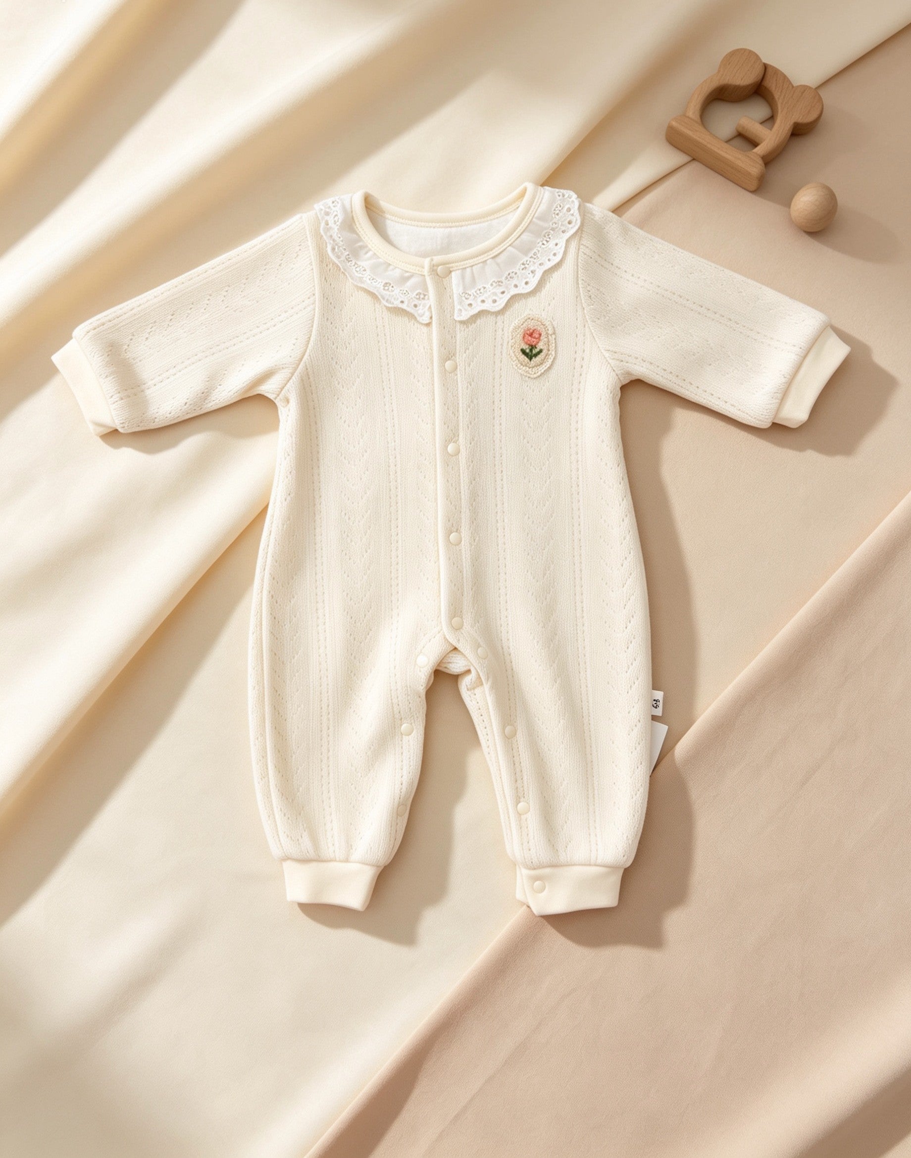 Dentelle Collar winter Overall