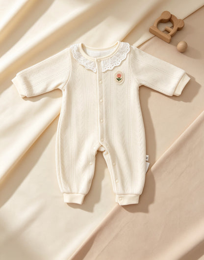 Dentelle Collar winter Overall