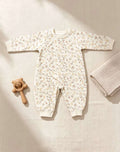 Beige Rabbit Winter Thick Cotton Overall