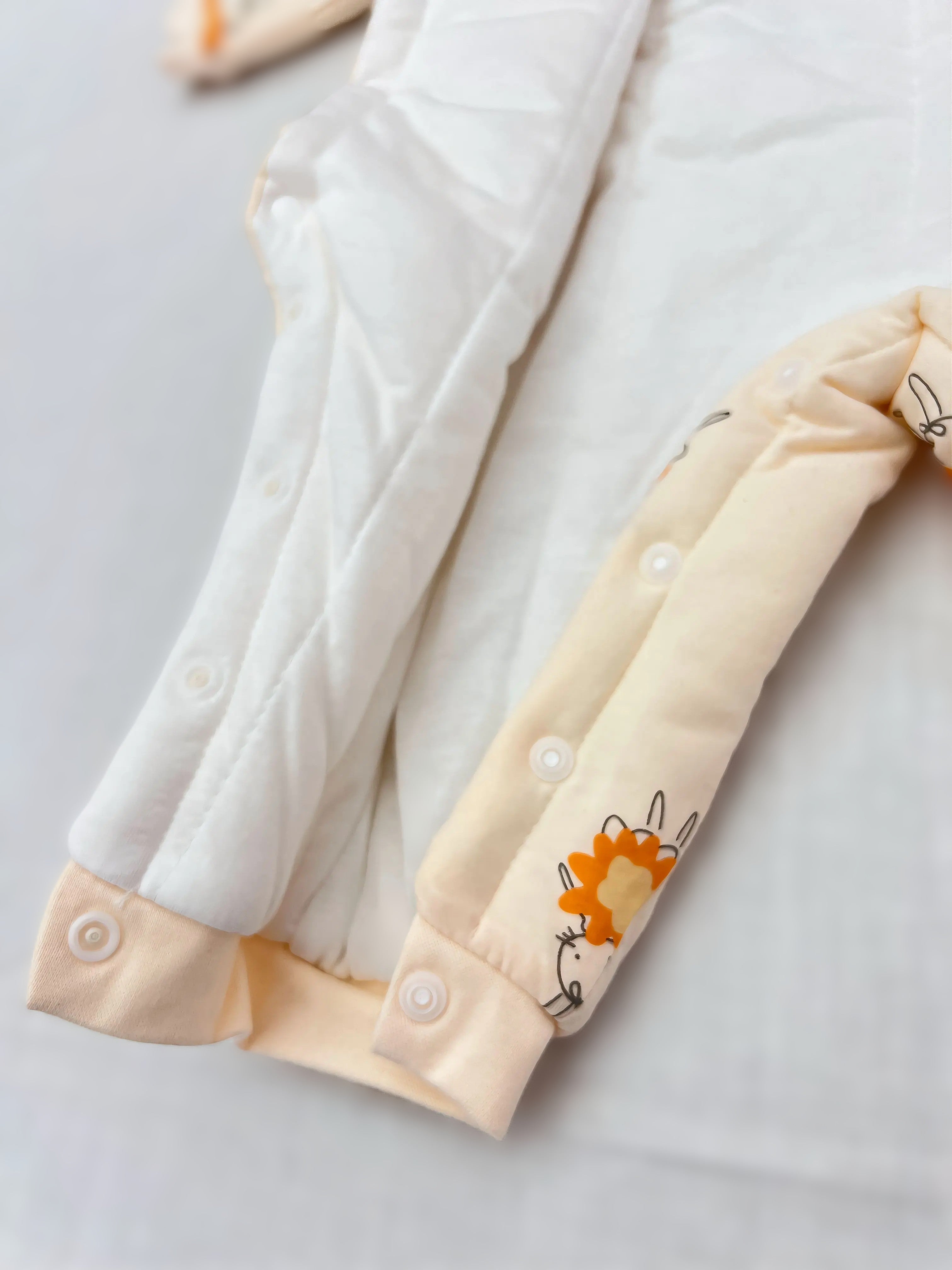 Orange Collar Winter Thick Cotton Thermal Overall