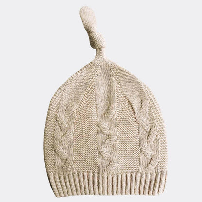 Brown Organic Cotton Hat - La Farandole Paris