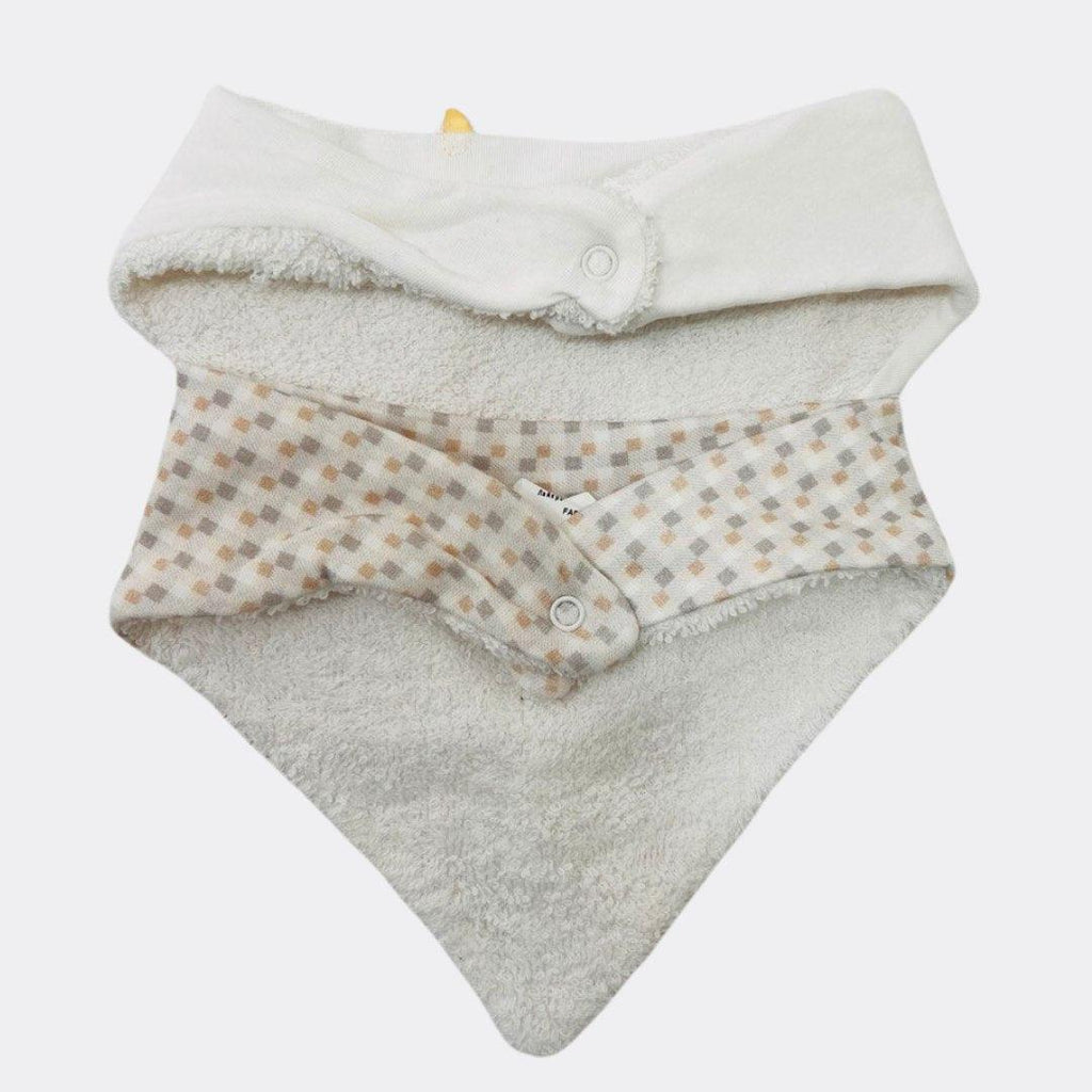 White Set of 2 pieces Cotton Bibs - La Farandole Paris