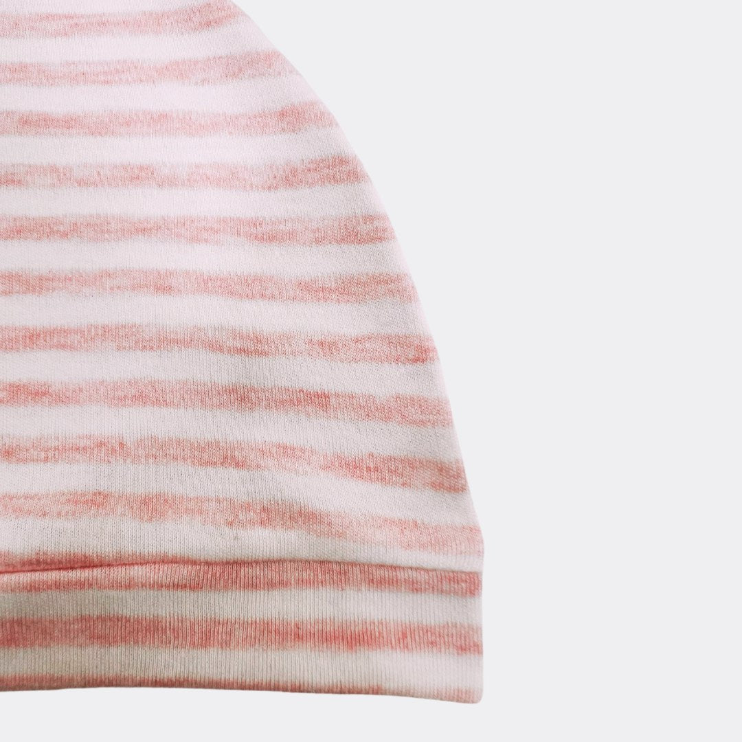 Pink And White Stripped Hat