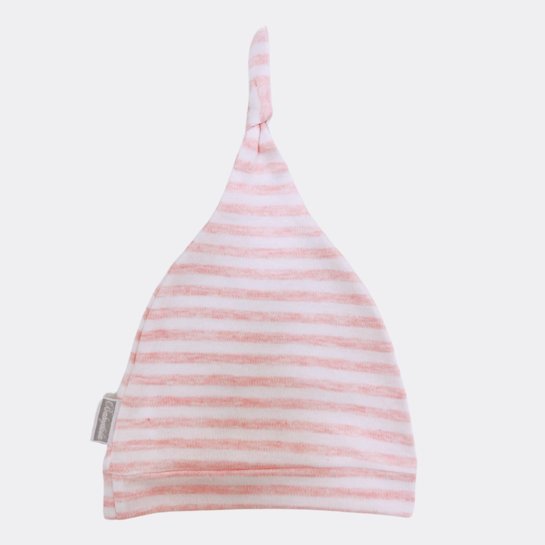 Pink And White Stripped Hat