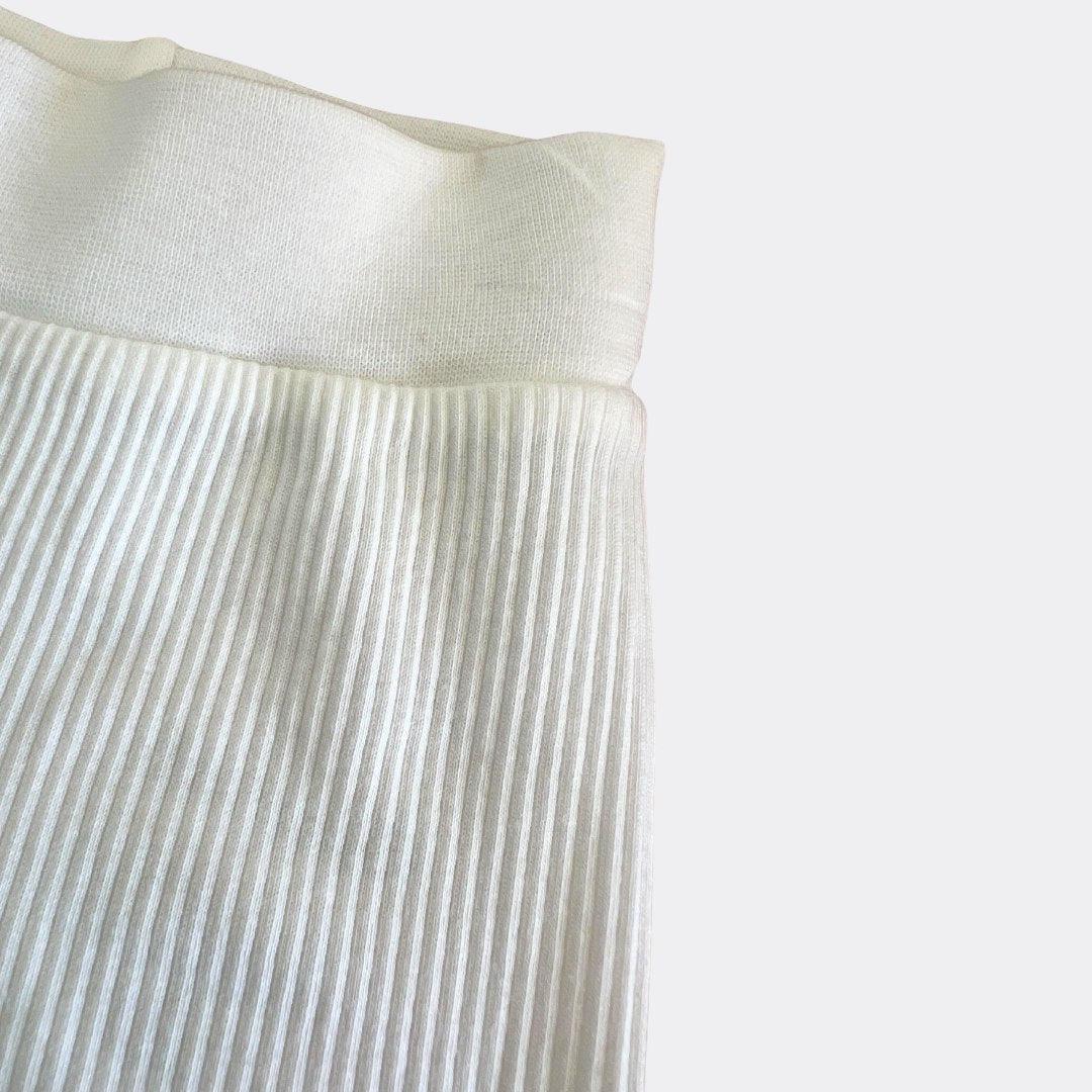Off White Organic Cotton Pant - La Farandole Paris