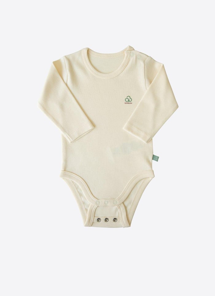 Off White Organic Cotton Bodies 0-6