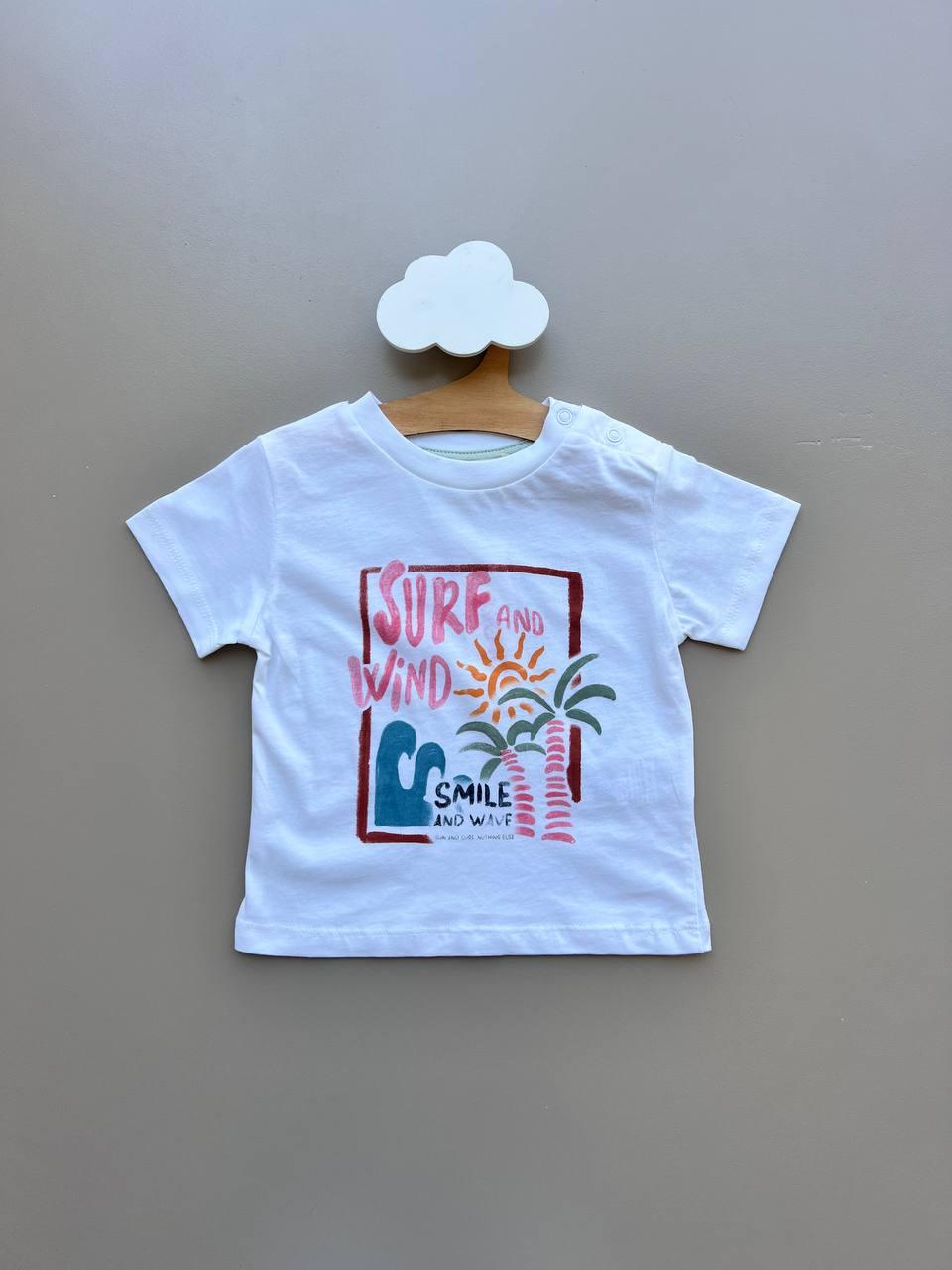 White Cotton T-Shirt - La Farandole Paris