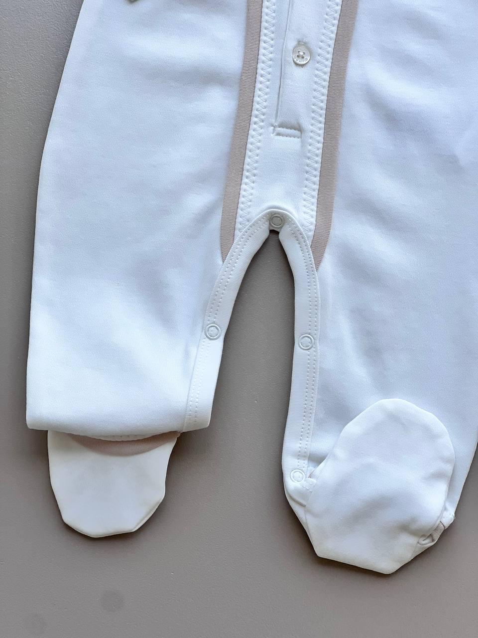 Polo Organic Cotton 2 Pcs Overall With Hat - La Farandole Paris