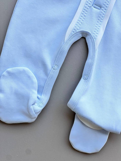 Polo Organic Cotton 2 Pcs Overall With Hat - La Farandole Paris