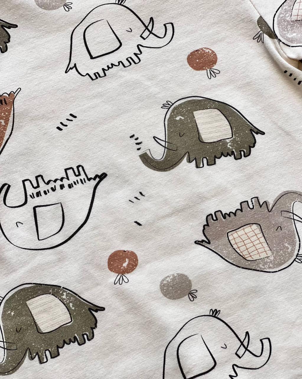 Diego GOTS™ Certified Organic Cotton Beige Romper - La Farandole Paris