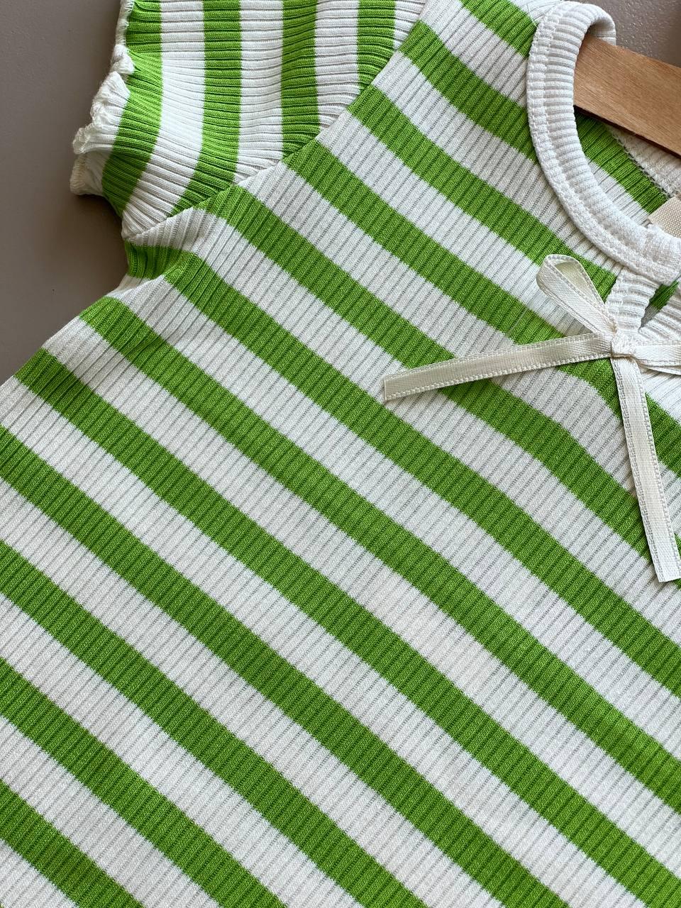 White & Green T-Shirt - La Farandole Paris