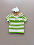 White & Green T-Shirt - La Farandole Paris
