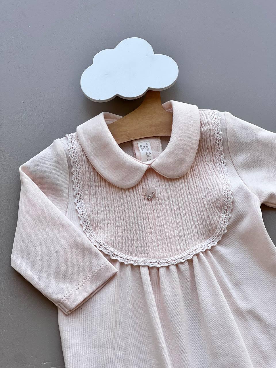 Polo Organic Cotton 2 Pcs Overall With Hat - La Farandole Paris