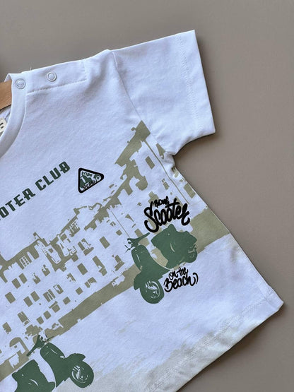 Scooter Cotton T-Shirt - La Farandole Paris