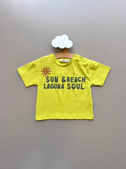 Lemon Cotton T-Shirt - La Farandole Paris
